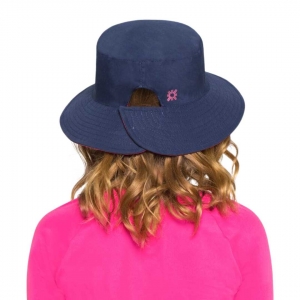Chapéu UV LINE California Infantil Marinho/Pink Proteção Solar
