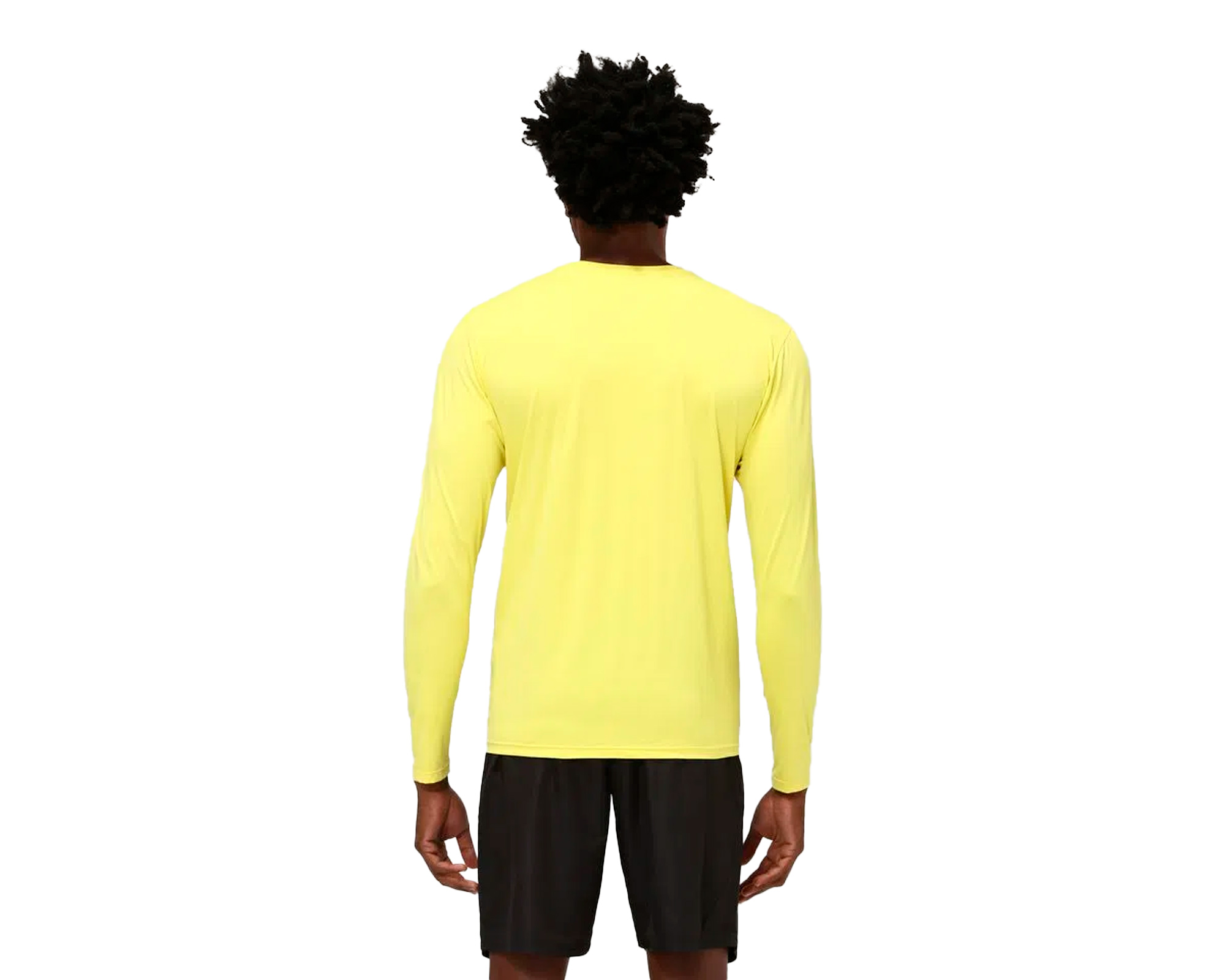 Camiseta UV LINE Uvpro Manga Longa Masculino Amarelo Proteção Solar