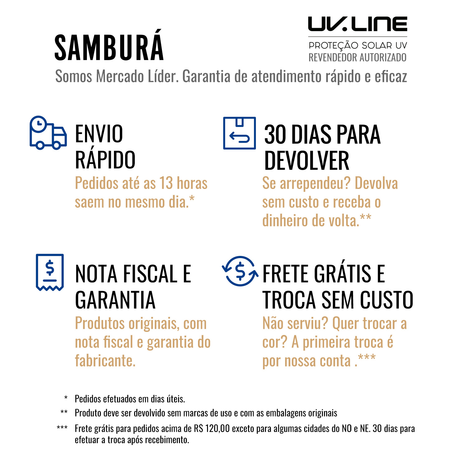 Canga UV LINE Lisa Feminino Preto Proteção Solar