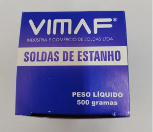 ROLO DE SOLDA 60X40 AZUL  500GRAMAS  VIMAF