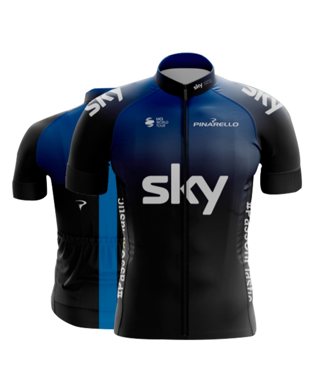Camisa de Ciclismo Black Cat Sky