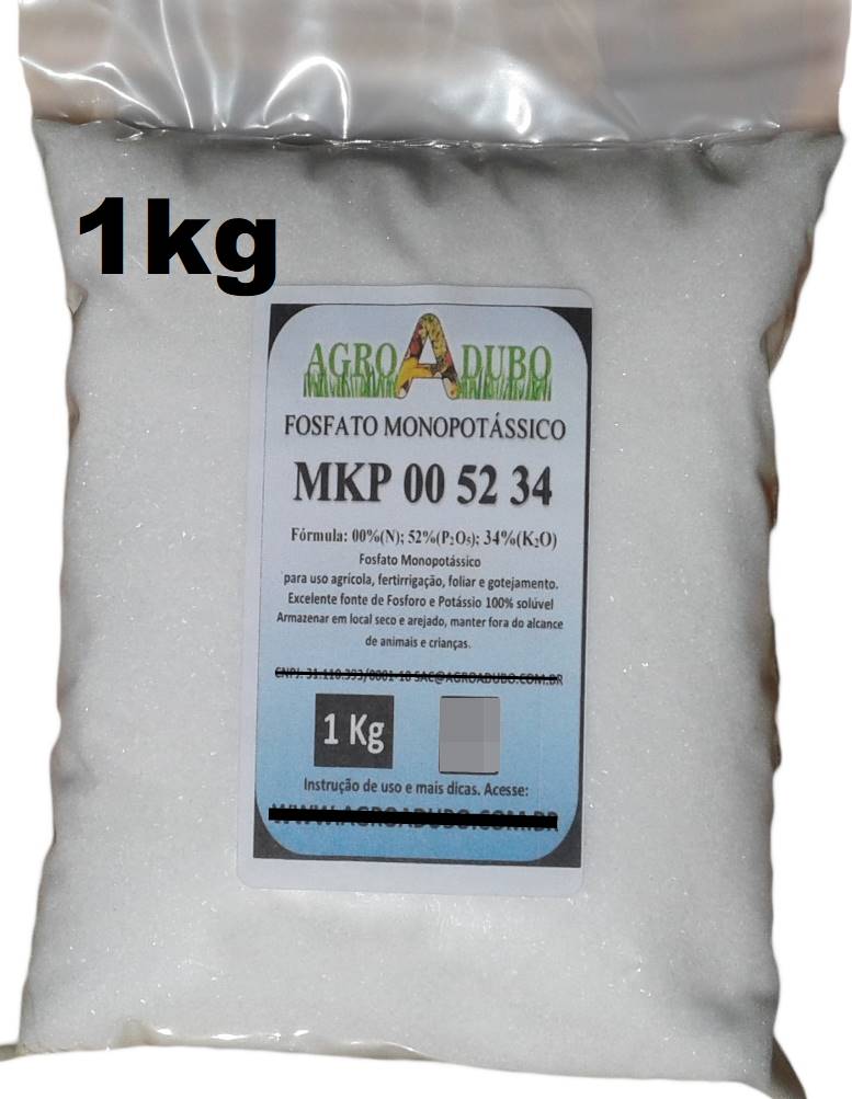 Fertilizante MKP Fosfato Monopotassico 1kg