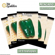 10 Envelopes - Sementes de Pimentão Yolo Wonder - Atacado - Feltrin - Linha Golden