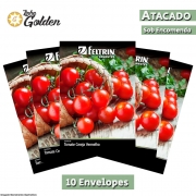 10 Envelopes - Sementes de Tomate Yubi - Atacado - Feltrin - Linha Golden