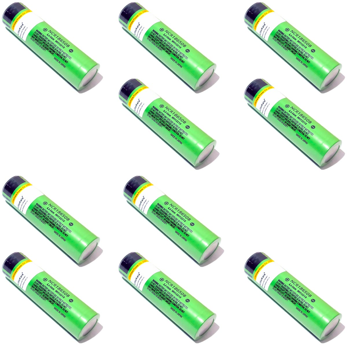 10x Bateria de Lítio 3,7V 18650B Recarregável para Reposição de Pack BMS 1S 2S 4S 5S 6S 7S 8S 9S 10S - LiitoKala