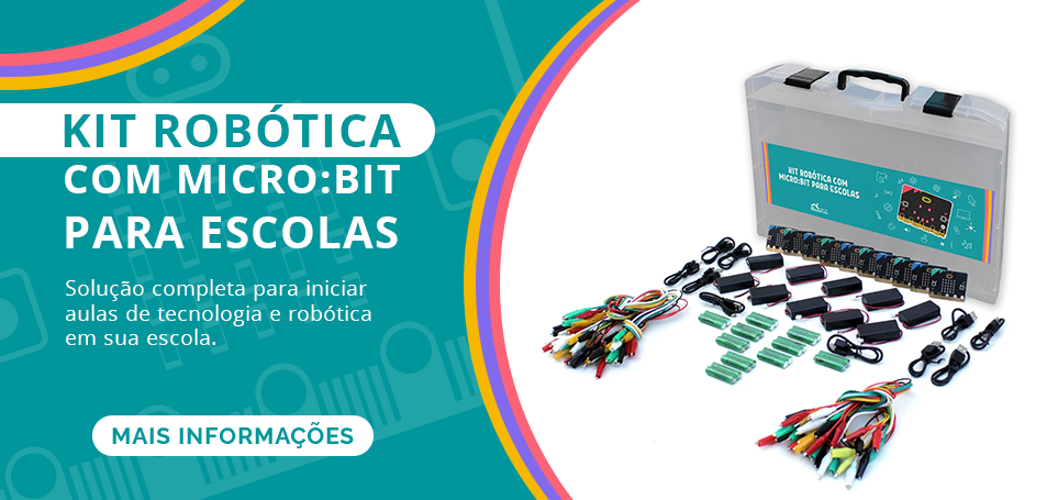 Kit Robótica com micro:bit para escolas