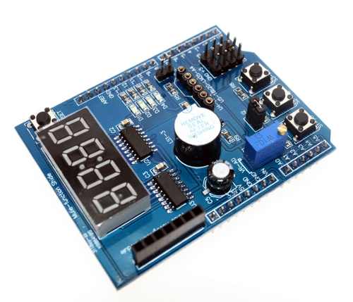 Shield de Aprendizado Eletrônico Multifunção para Iniciantes - Compatível com Arduino