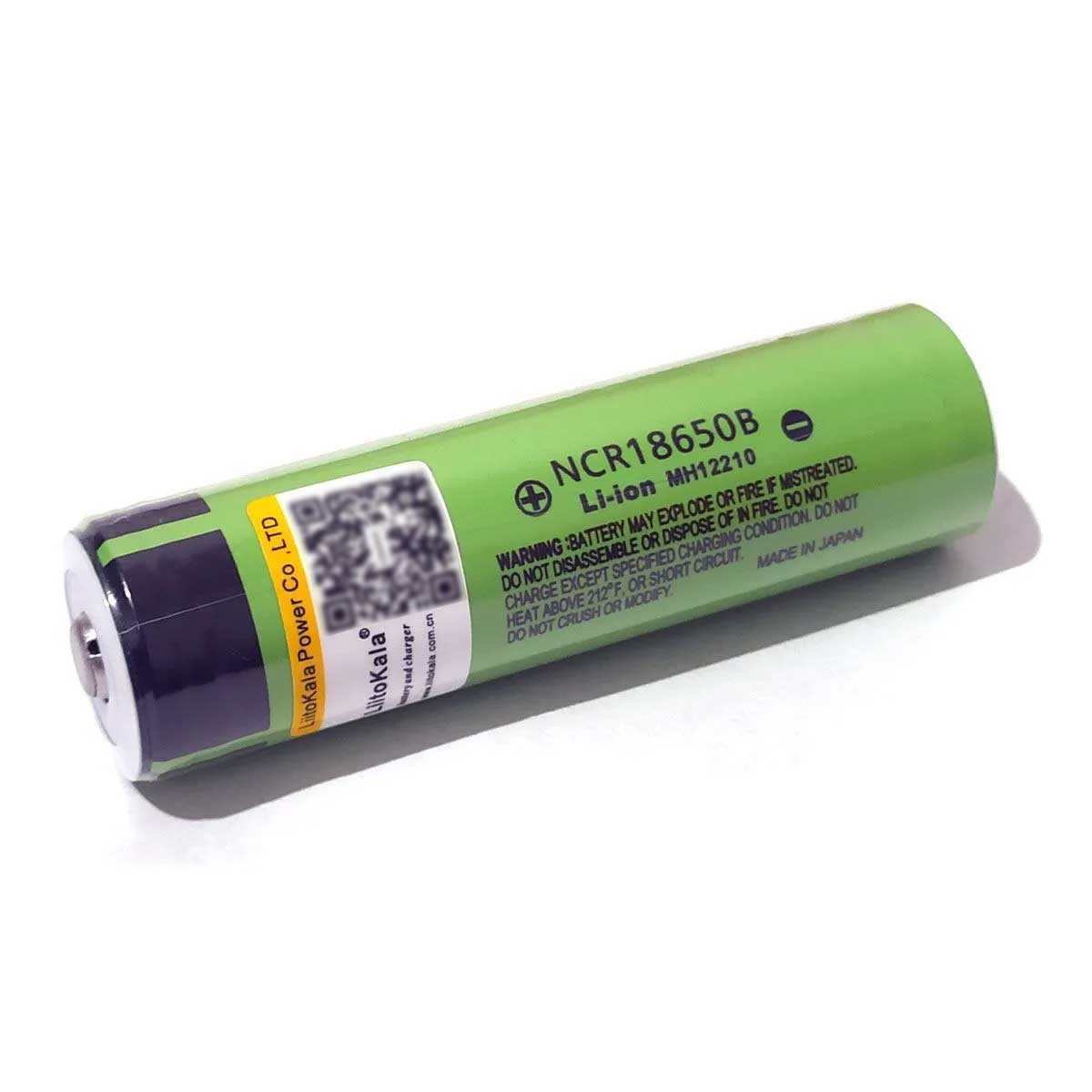 4x Bateria de Lítio 3,7V 18650B Recarregável para Reposição de Pack BMS 1S 2S 3S 4S - LiitoKala