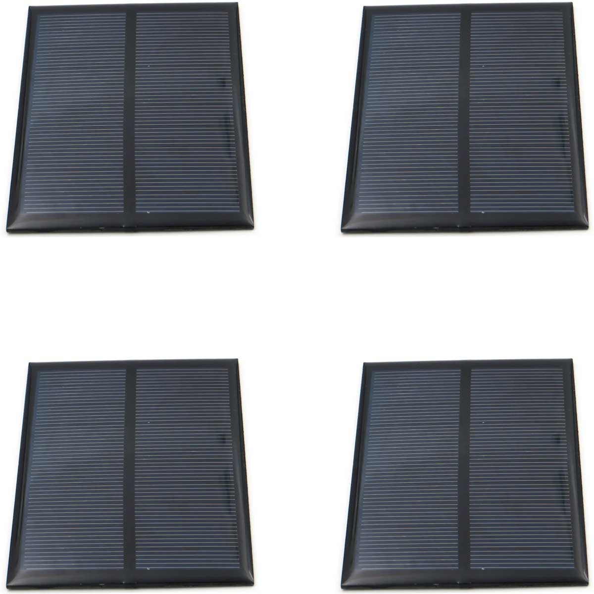 4x Mini Painel / Placa / Célula de Energia Solar Fotovoltaica 5v 200mA 1w