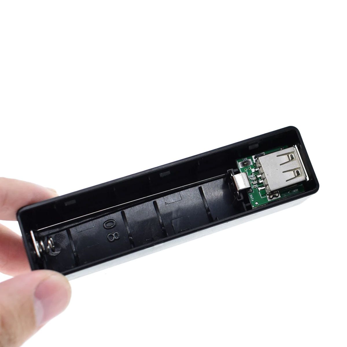 Case Power Bank USB para 1 Bateria 18650 - Não Acompanha Bateria