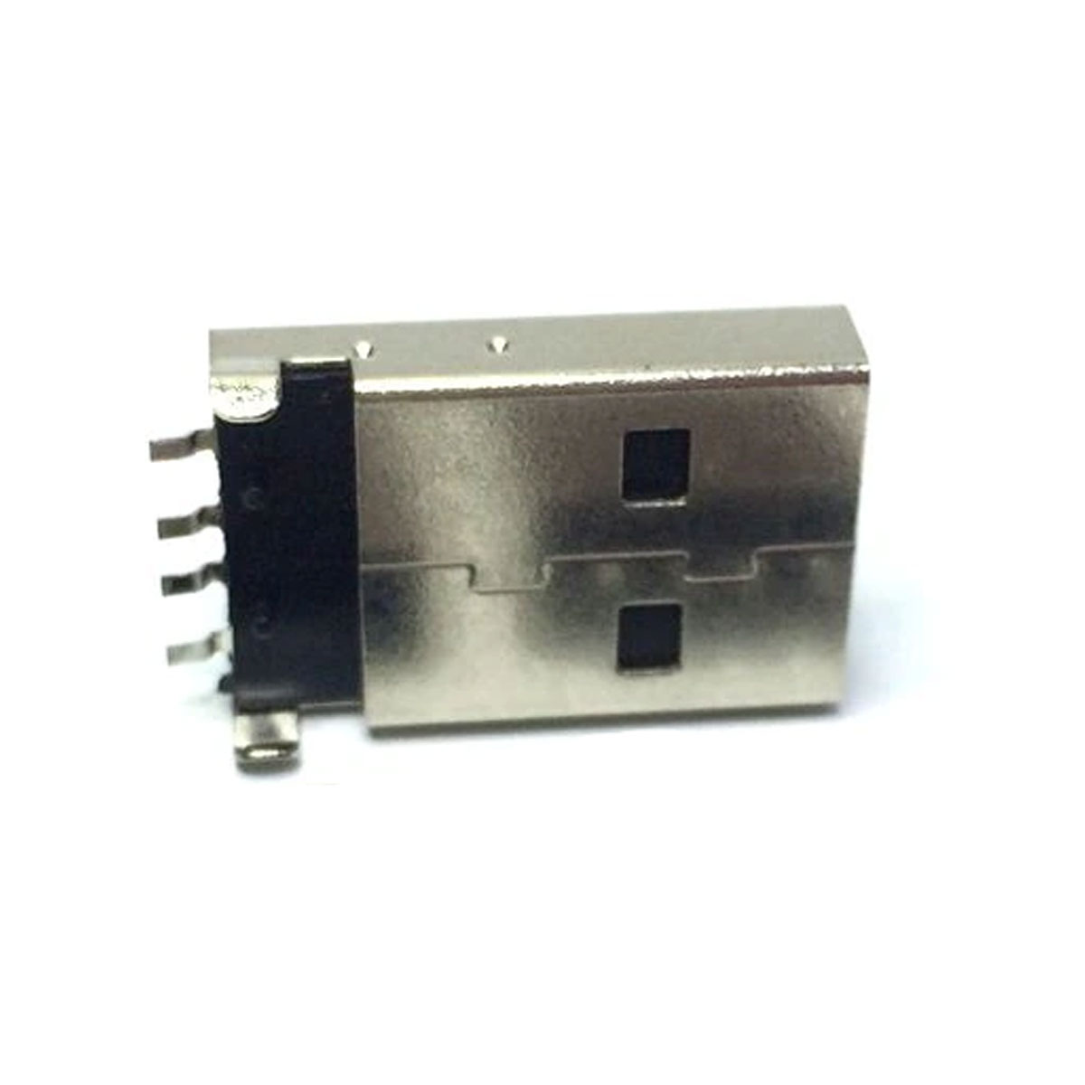 Conector USB Macho 90º para placas de circuito impresso (PCB/PCI)