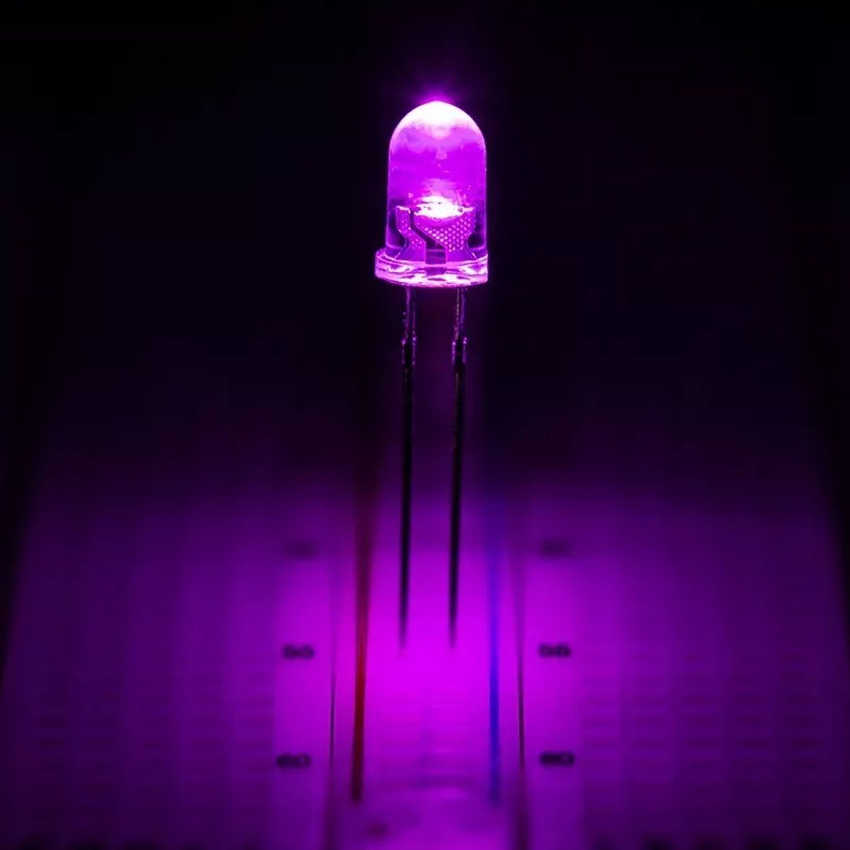 20x Led Roxo UV Ultra Violeta de 5mm Alto Brilho