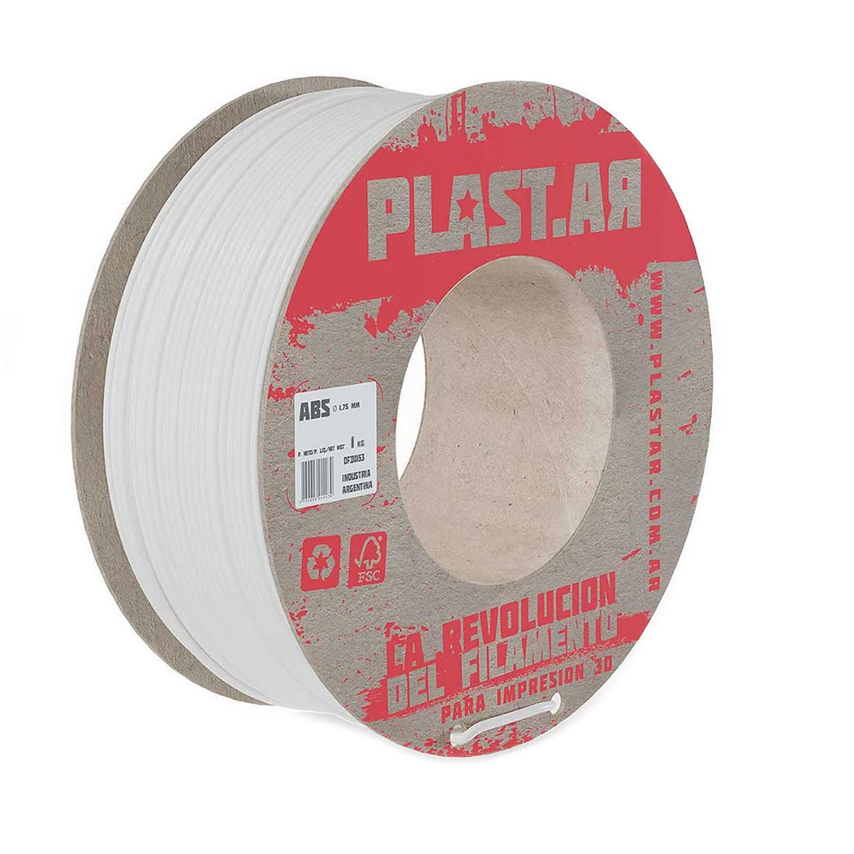 Filamento ABS PlastAr PrintaLot para Impressão 3D | 1,75mm | 1kg | Impressora 3D - Escolha a Cor