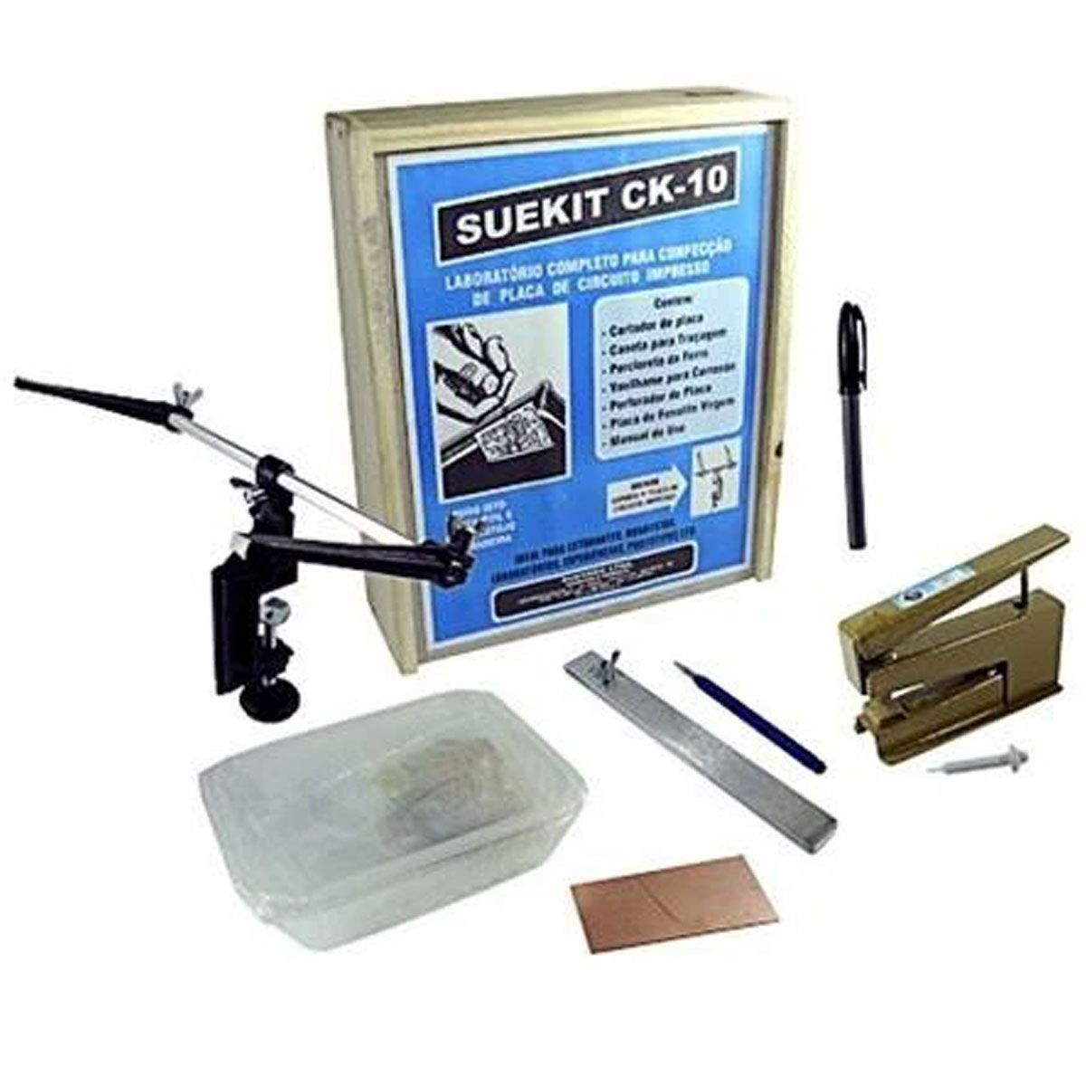 Kit para Fazer Placas de Circuito Impresso - Suekit CK-10