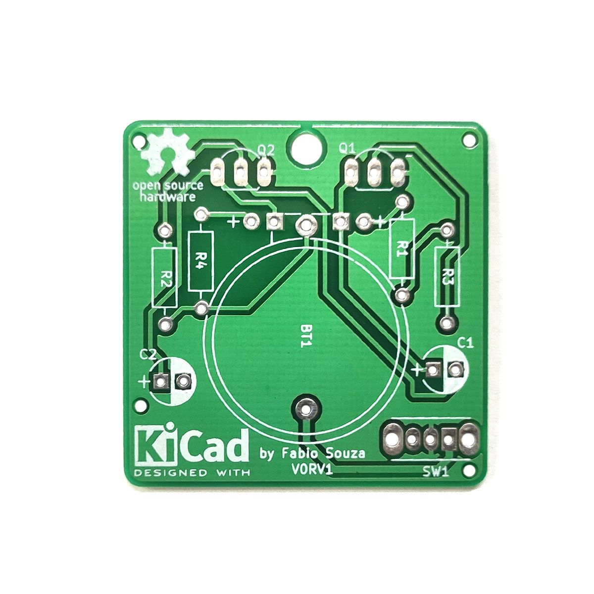 Kit para montar Placa Badge + Componentes - Aprenda a Soldar