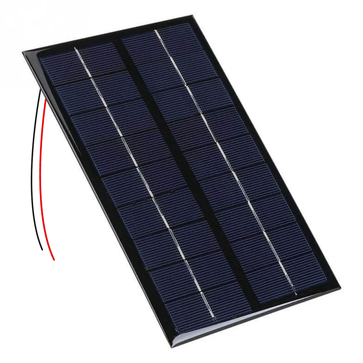 Mini Painel / Placa / Célula de Energia Solar Fotovoltaica 9v 300mA 3w com Fio soldado