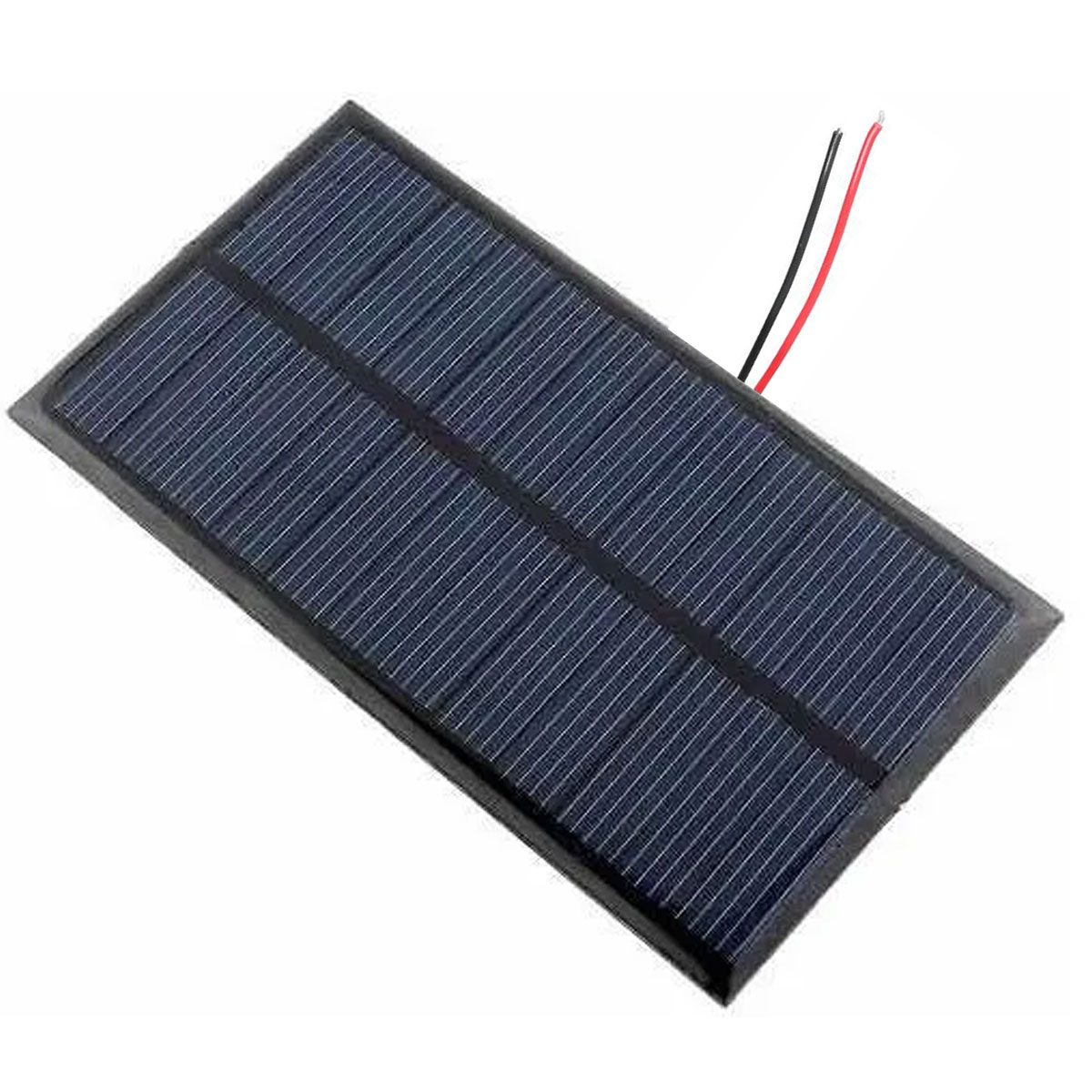 Mini Placa Solar 12v 1.5w com Cabos Soldados p/ Ionizador de Piscina