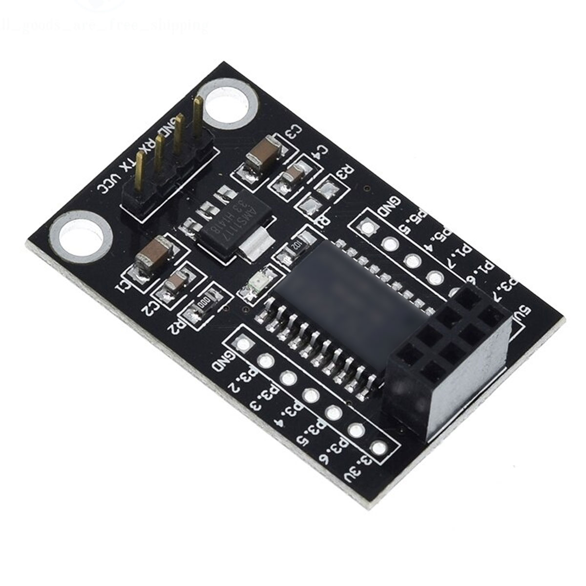 Placa Shield com Microcontrolador STC15F204 para o módulo sem fio NRF24L01