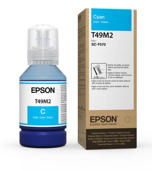 T49M2 - Tinta Sublimática Epson UltraChrome DS 140ml - Ciano