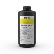 T49V410  Garrafa de Tinta Epson UltraChrome UV - Amarela1000 ml