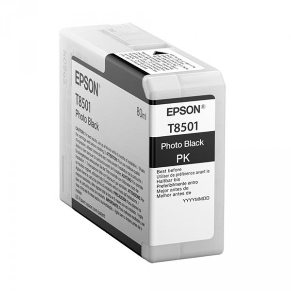 T8501 - Cartucho de Tinta Epson UltraChrome HD 80ml - Preto Foto