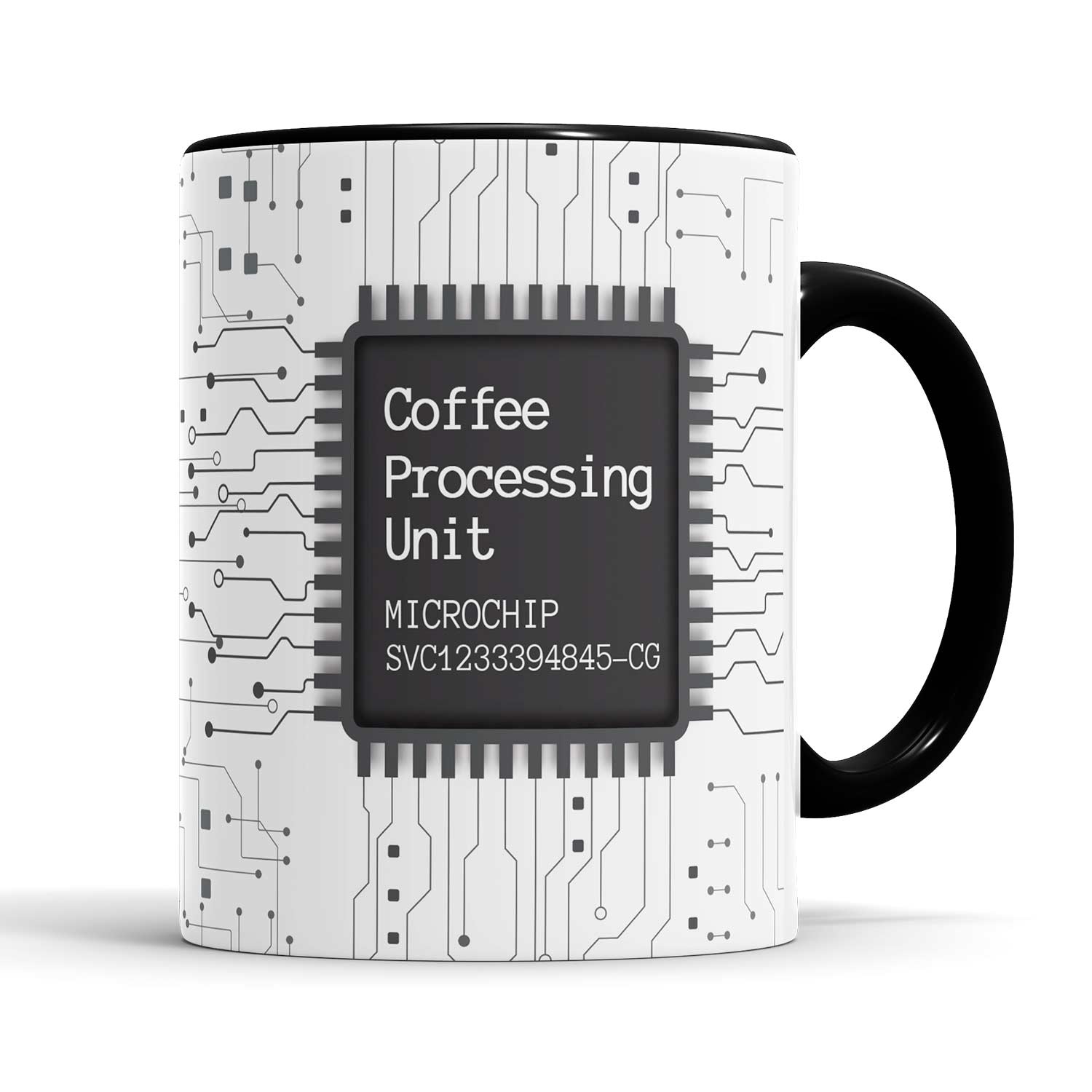 Caneca CPU Coffee Processing Unit com saquinho