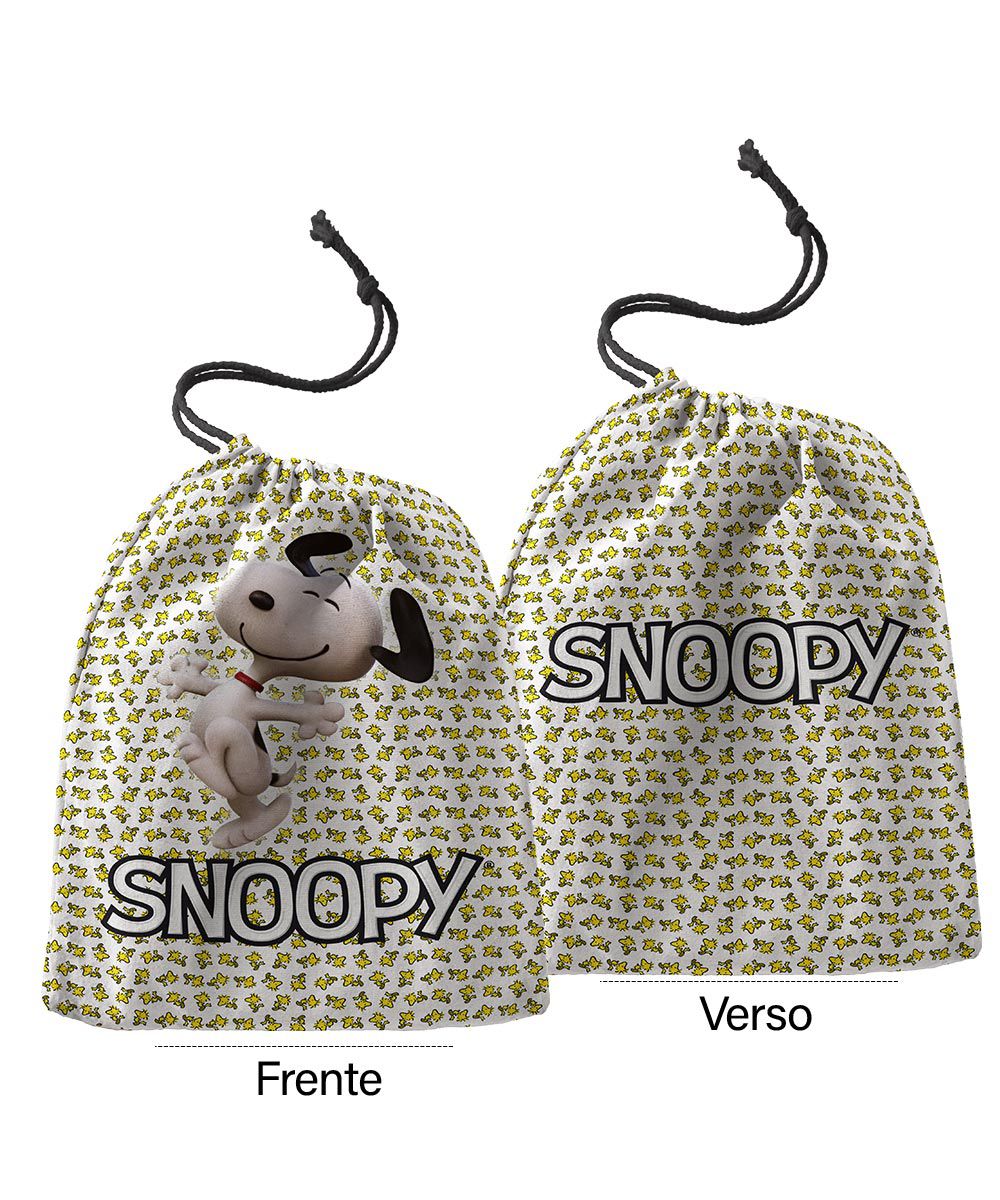 Caneca Personalizada Snoopy + Saquinho 