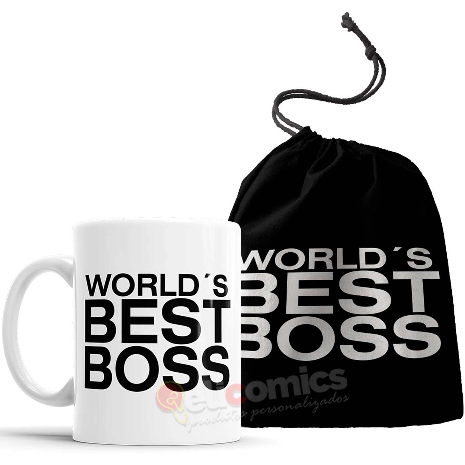 Caneca World´s Best Boss - The Office + Saquinho
