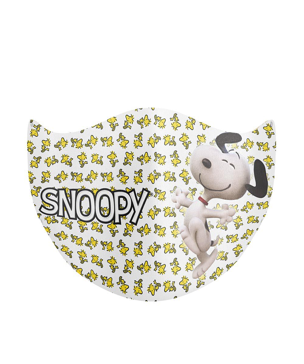 Máscara de Proteção de Tecido Duplo - Snoopy