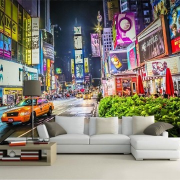 Papel De Parede 3D | Cidades Nova York 0003 - Adesivo de Parede