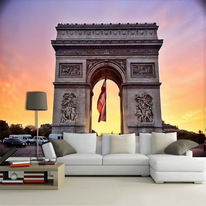 Papel De Parede 3D | Cidades França 0009 - Adesivo de Parede