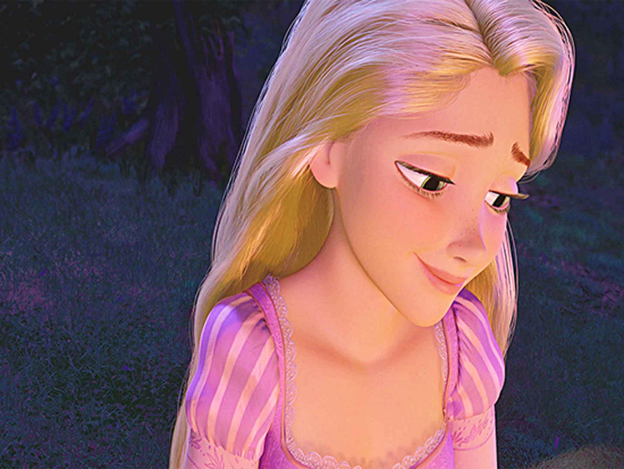 Papel de Parede Infantil Rapunzel  0006 - Paredes Decoradas