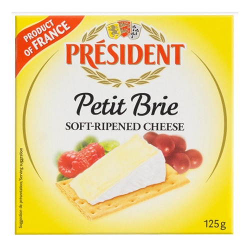 Queijo Brie Preço Baixo Risoto President Lata 125g Frances