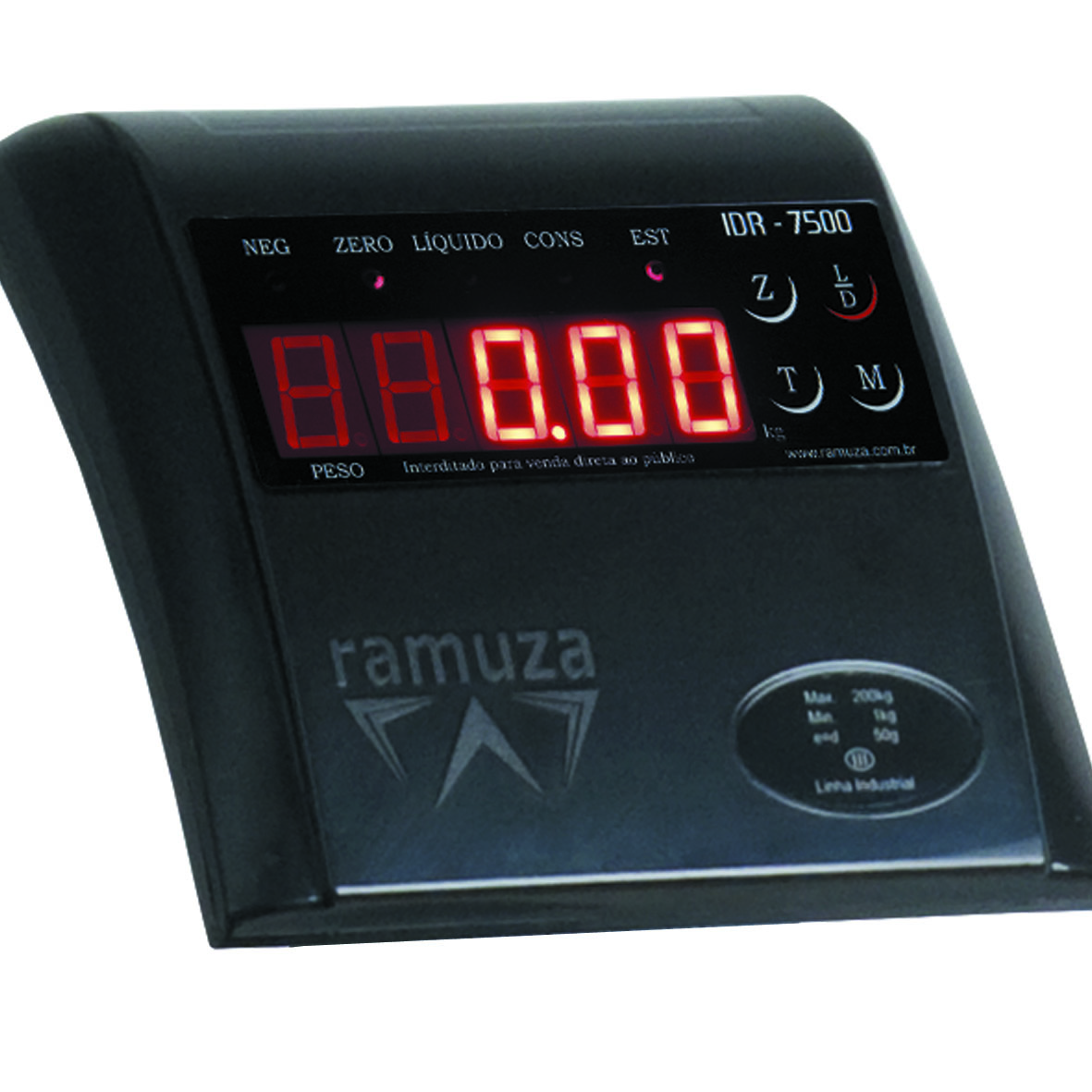 Balança Digital Fitness Academia Ramuza 200 Kg - Fitness Dp 200 Kg - CARMEL