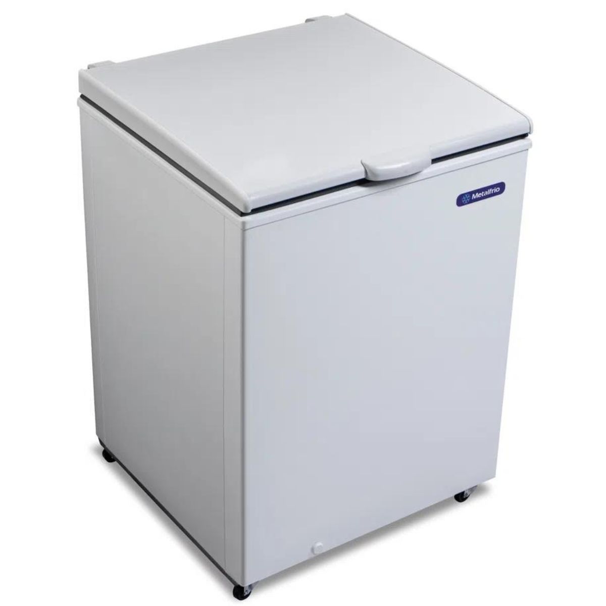 Freezer Horizontal Refrigerador Para Sorveteria Dupla ação 1 Tampa DA170 Branco 166 Litros Metalfrio