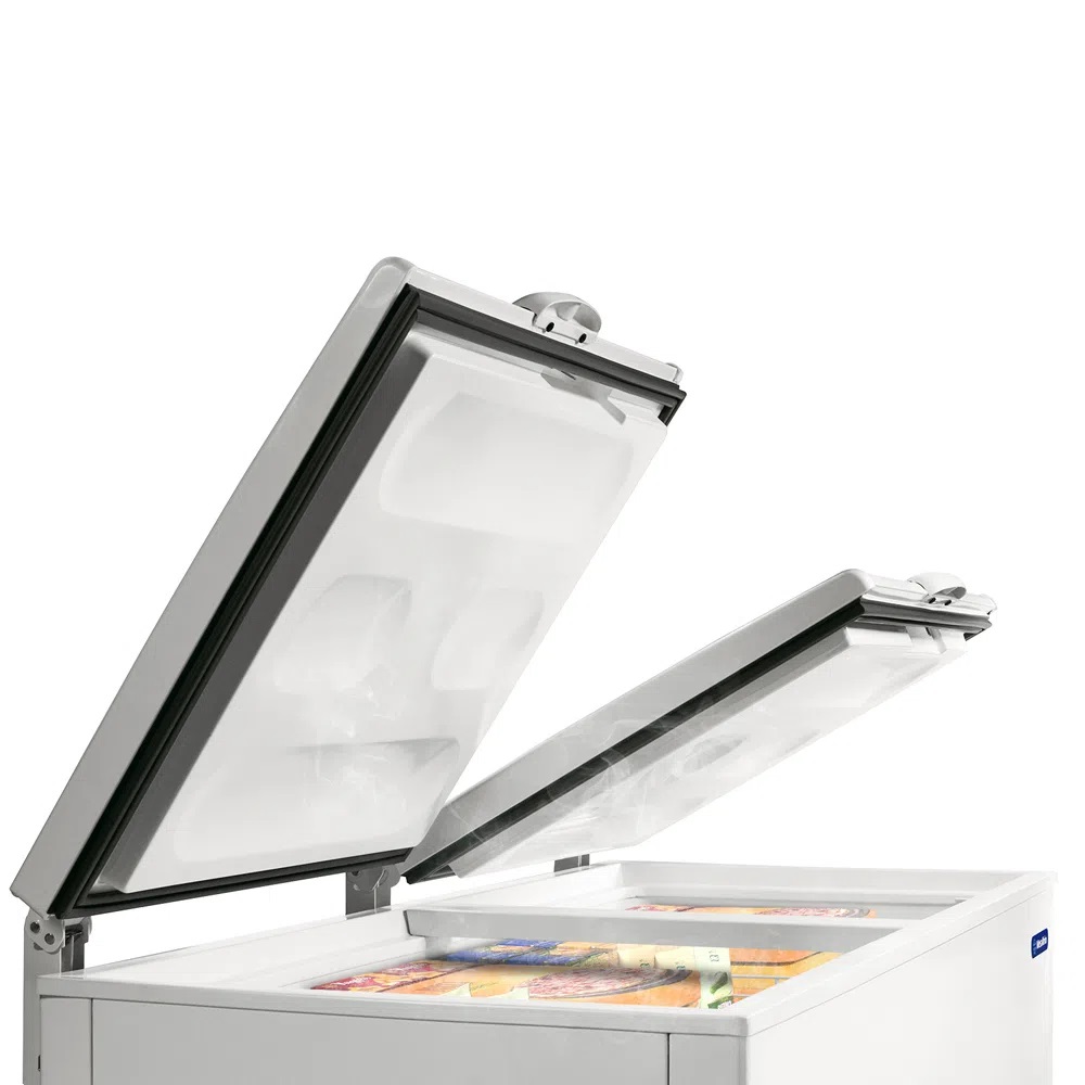 Freezer Refrigerador Horizontal 2 Portas 543 Litros Dupla Ação DA550 Branco Para Restaurantes Cozinhas - Metalfrio  - CARMEL