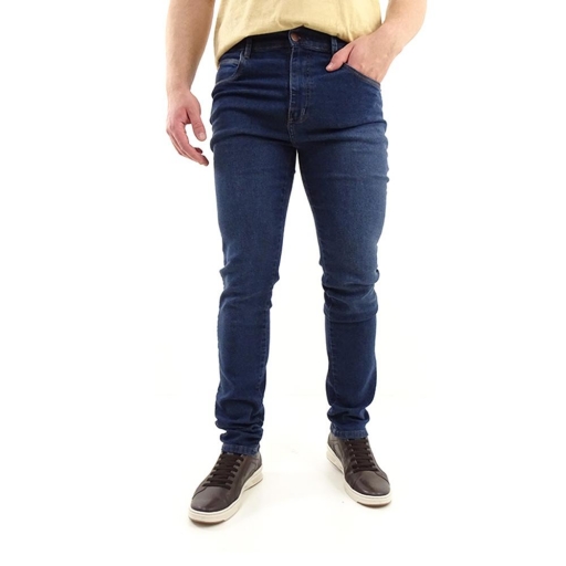Calca Jeans Max Denim Reta Basica Com Bolsos - 11400