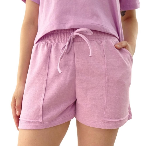 Shorts Aval Textil Moletom Elastico No Cos - 116713