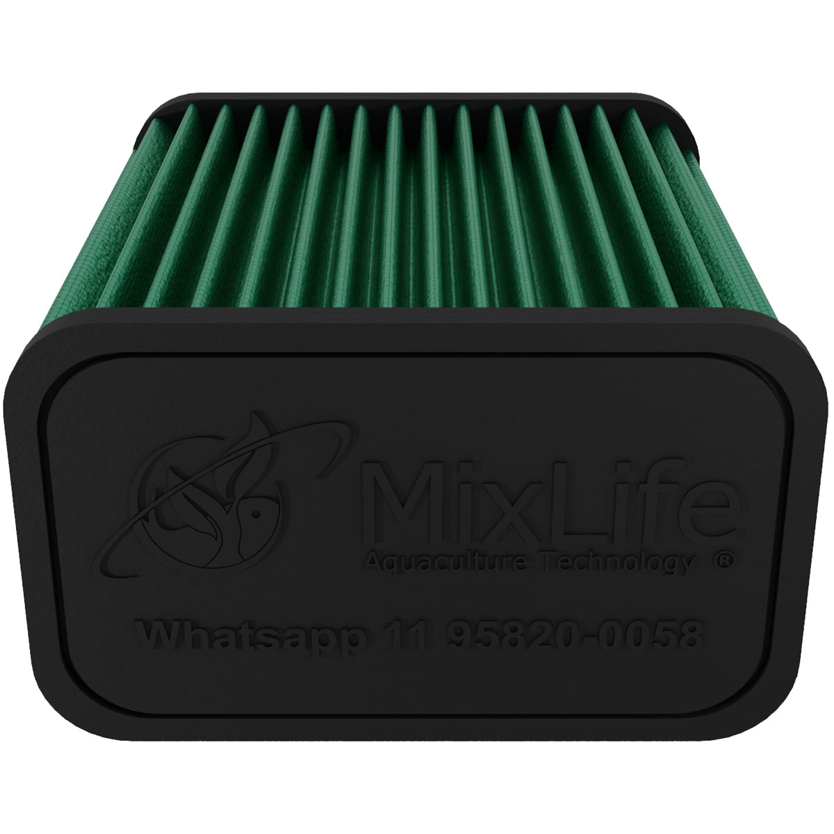 Kit filtro MixVidas 1208 para compressor de entrada 1-1/4" (ou 40mm) - MixVidas - Sistemas Aquapônicos e Multitróficos
