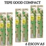 TEPE - KIT: 6 Escovas Tepe GOOD Compact - Ecológica