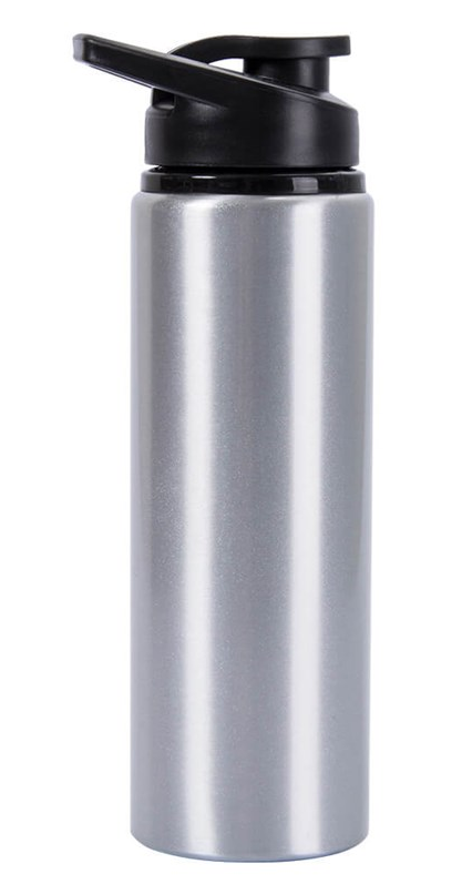 Squeeze de Aluminio para Sublimação C/ Alça de Transporte e tampa Flip-Top 750 ml
