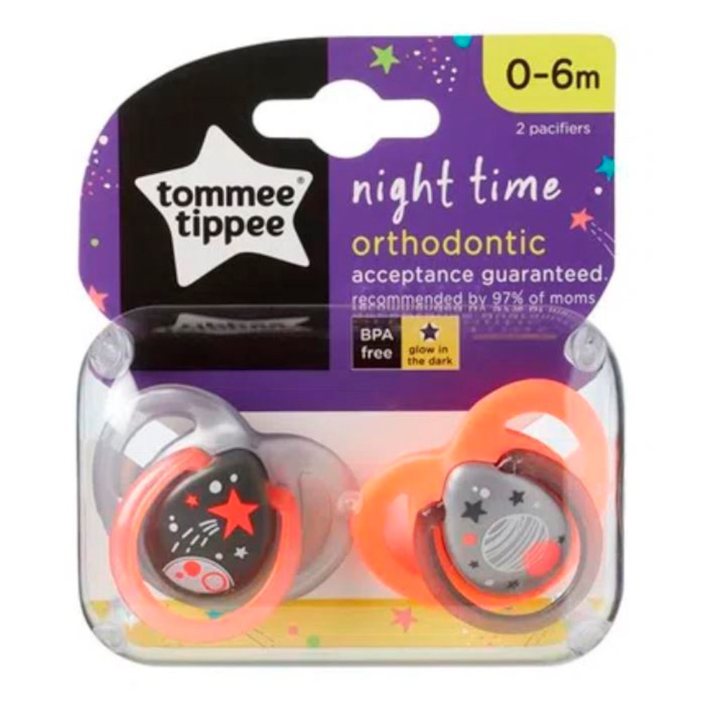 Chupeta Night Time 0-6m (2 unidades) - Tommee Tippee