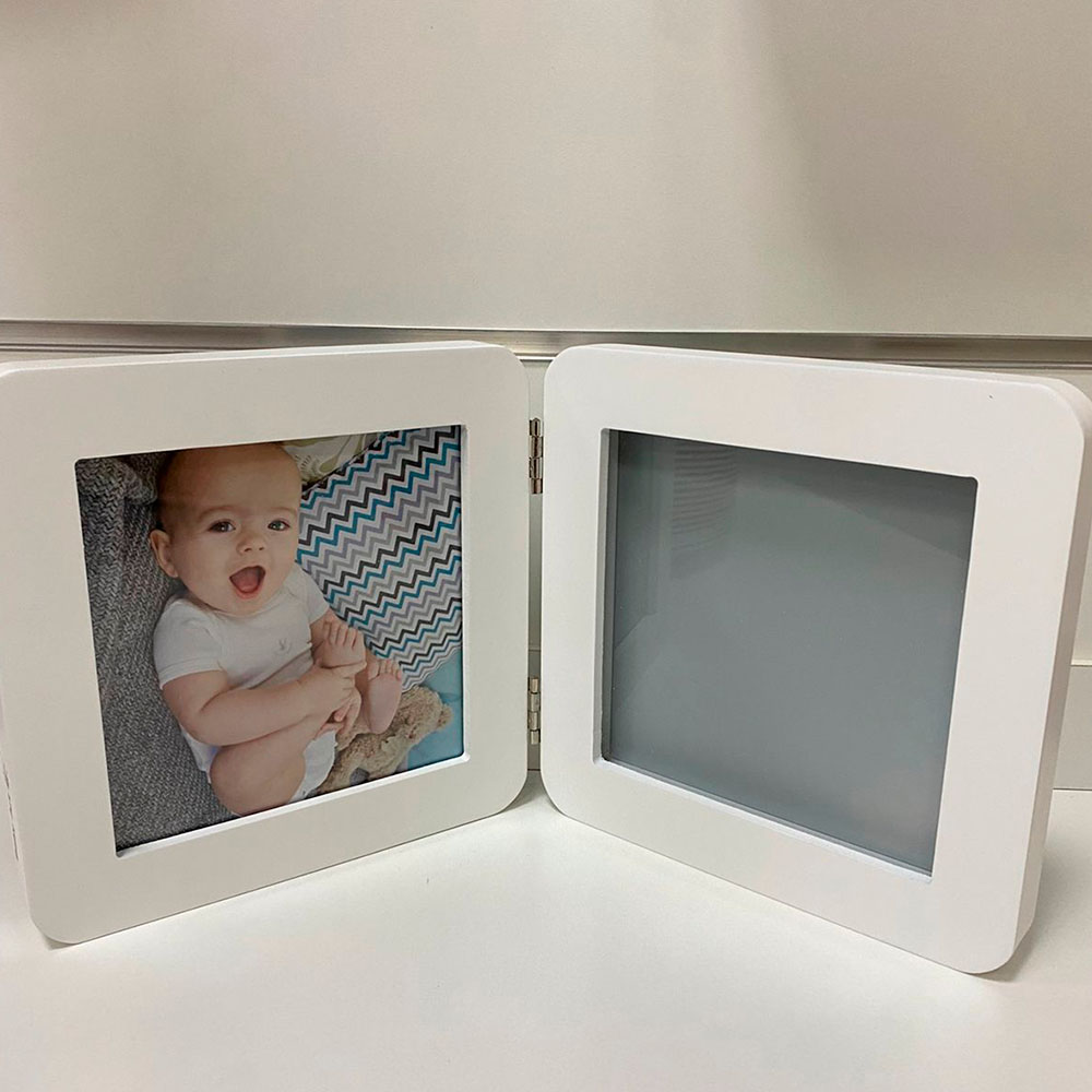 Porta Retrato My Baby Touch Duplo White - Baby Art