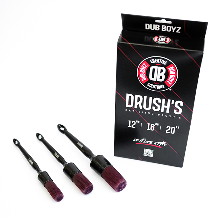 Drush Exterior  Kit de pincéis para detalhamento - Dub Boyz