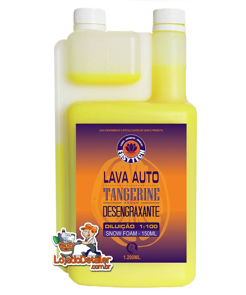 Tangerine Lava Auto Desengraxante - 1:100 Ssuper Concentrado - 1,2L - EasyTech