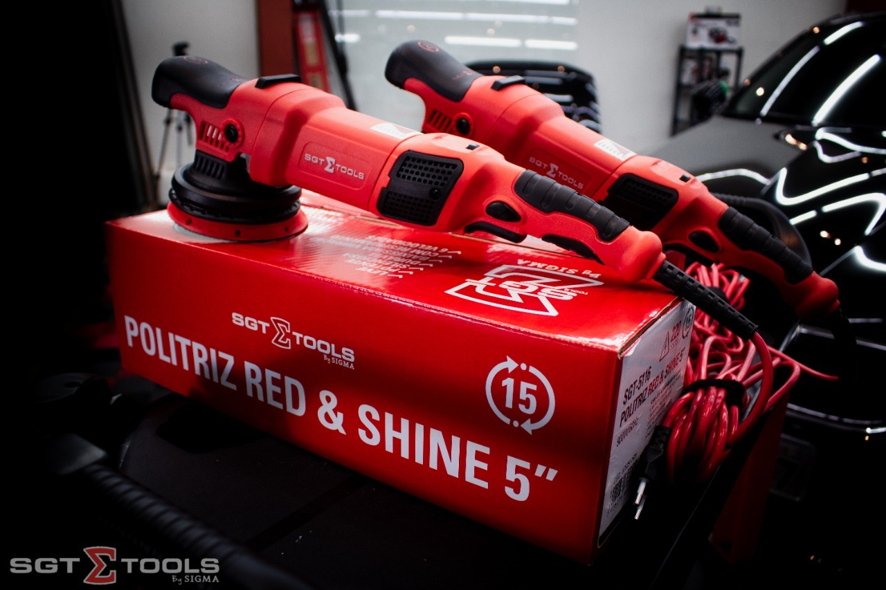 Politriz Red & Shine Roto Orbital 5" - 15mm - 110v - SGT-5116 - SGT Sigma Tools