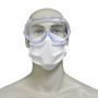 Kit com 1 Mascara 1/4 Facial C/ 1 Filtro VO/GA (MOD. 2001) - ALLTEC + 1 Óculos de Proteção Ampla Visão - Silominas