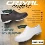 Sapato de Segurança Ocupacional Antiderrapante Preto - Confort Crival