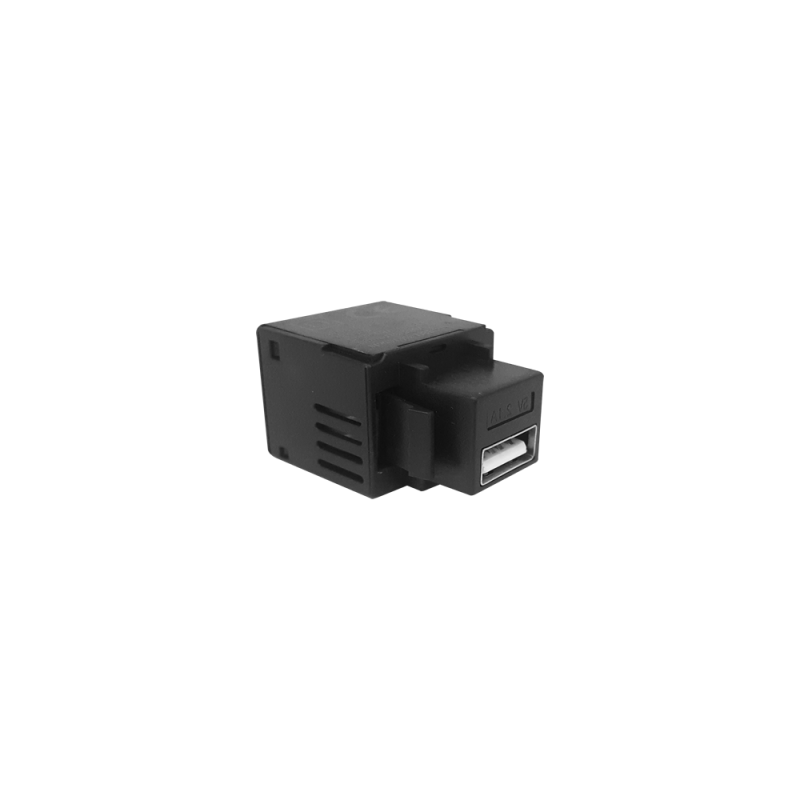 CONECTOR USB FEMEA 5V KEYSTO PRETO QM-99082.11