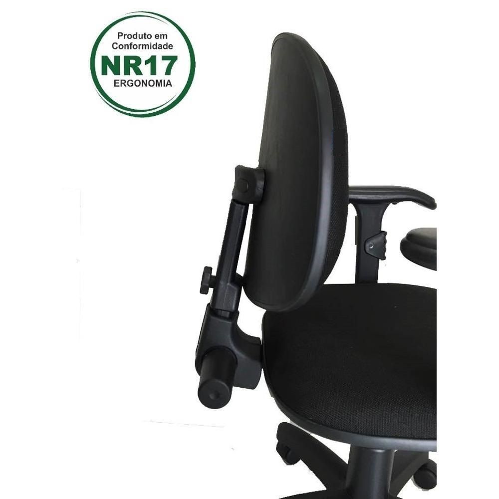 Cadeira Executiva nr 17 back system com braços  e certificado